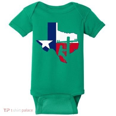 Texas Lineman Electrician Gift Tx Lone Star State Flag Baby Bodysuit