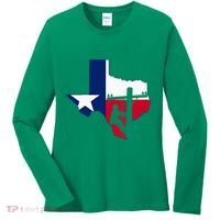 Texas Lineman Electrician Gift Tx Lone Star State Flag Women's Long Sleeve Shirt thumb 0