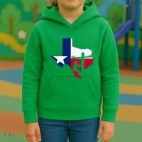 Texas Lineman Electrician Gift Tx Lone Star State Flag Kids Hoodie thumb 3