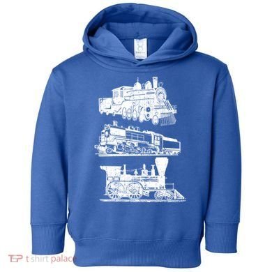 Train Locomotive Engine Railroad Model Builder Retro Vintage Meaningful Gift Toddler Hoodie