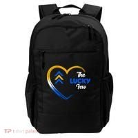 The Lucky Few Down Syndrome Awareness Heart Backpack thumb 0