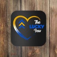 The Lucky Few Down Syndrome Awareness Heart Coaster thumb 0