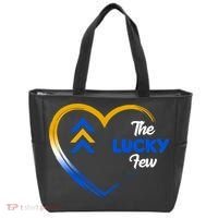 The Lucky Few Down Syndrome Awareness Heart Tote Bag thumb 0