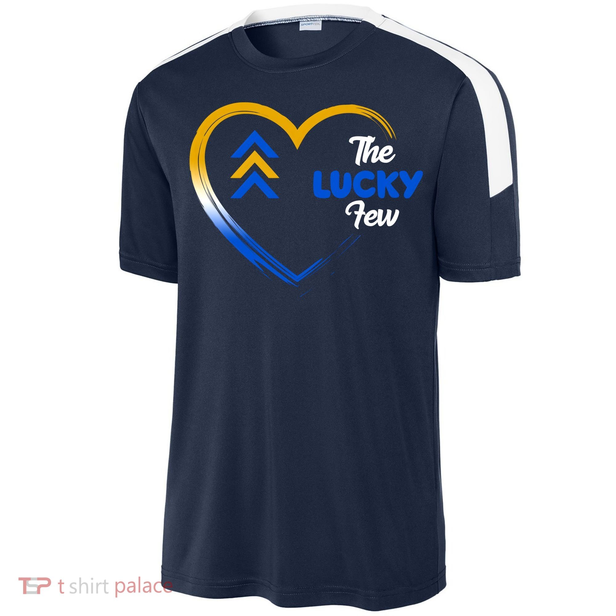 The Lucky Few Down Syndrome Awareness Heart Sport-Tek Competitor United Soccer Jersey
