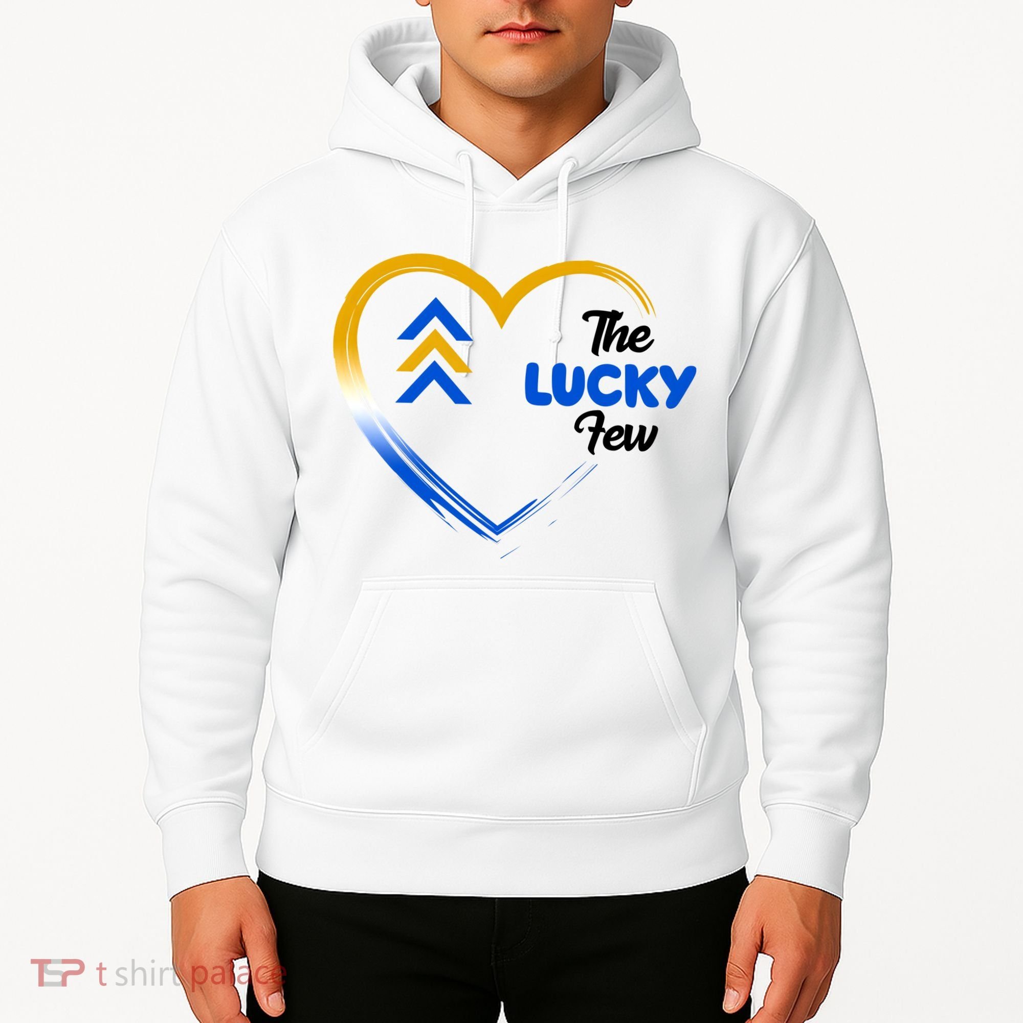 The Lucky Few Down Syndrome Awareness Heart Hoodie