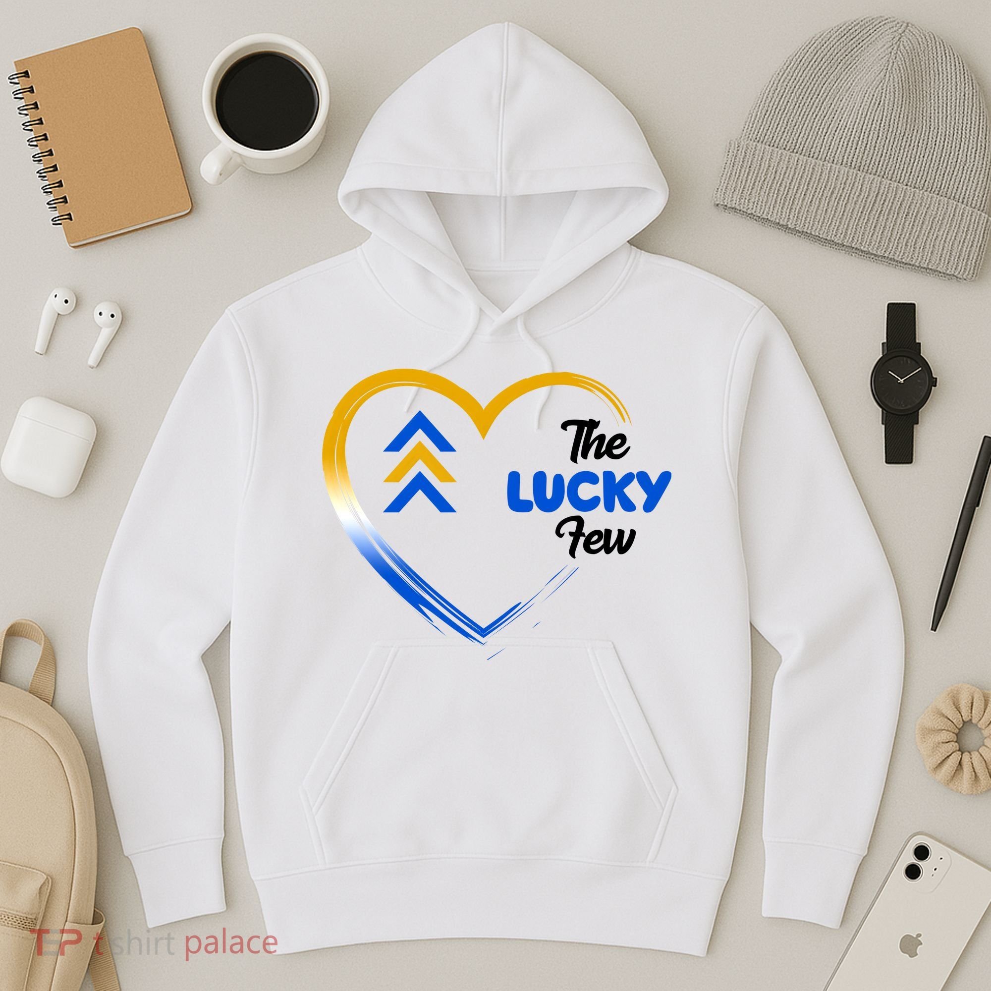 The Lucky Few Down Syndrome Awareness Heart Hoodie