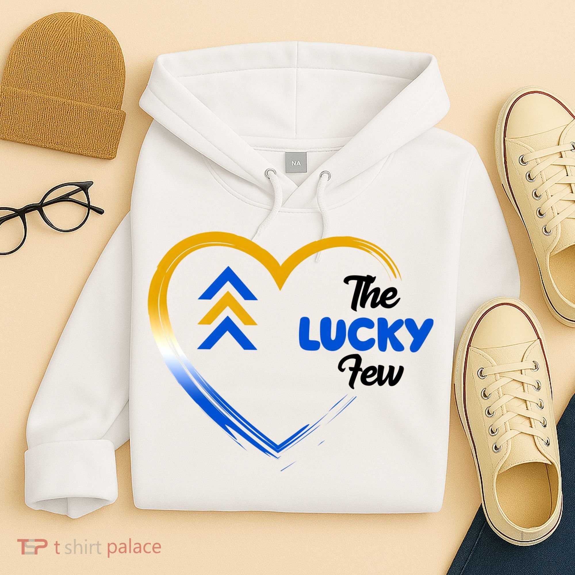 The Lucky Few Down Syndrome Awareness Heart Hoodie