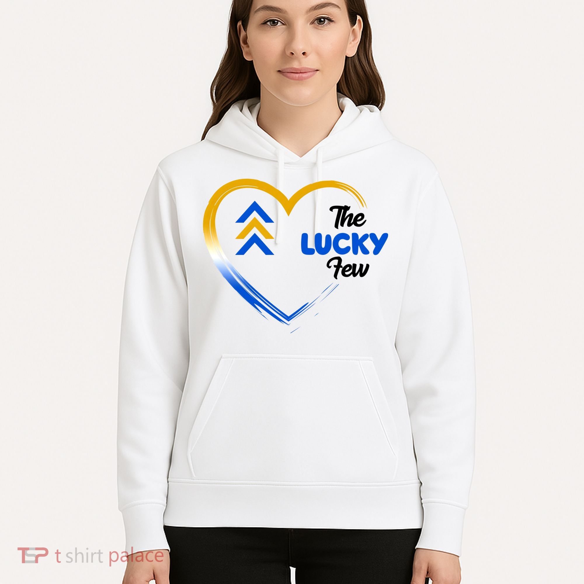 The Lucky Few Down Syndrome Awareness Heart Hoodie