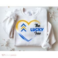 The Lucky Few Down Syndrome Awareness Heart Sweatshirt thumb 2