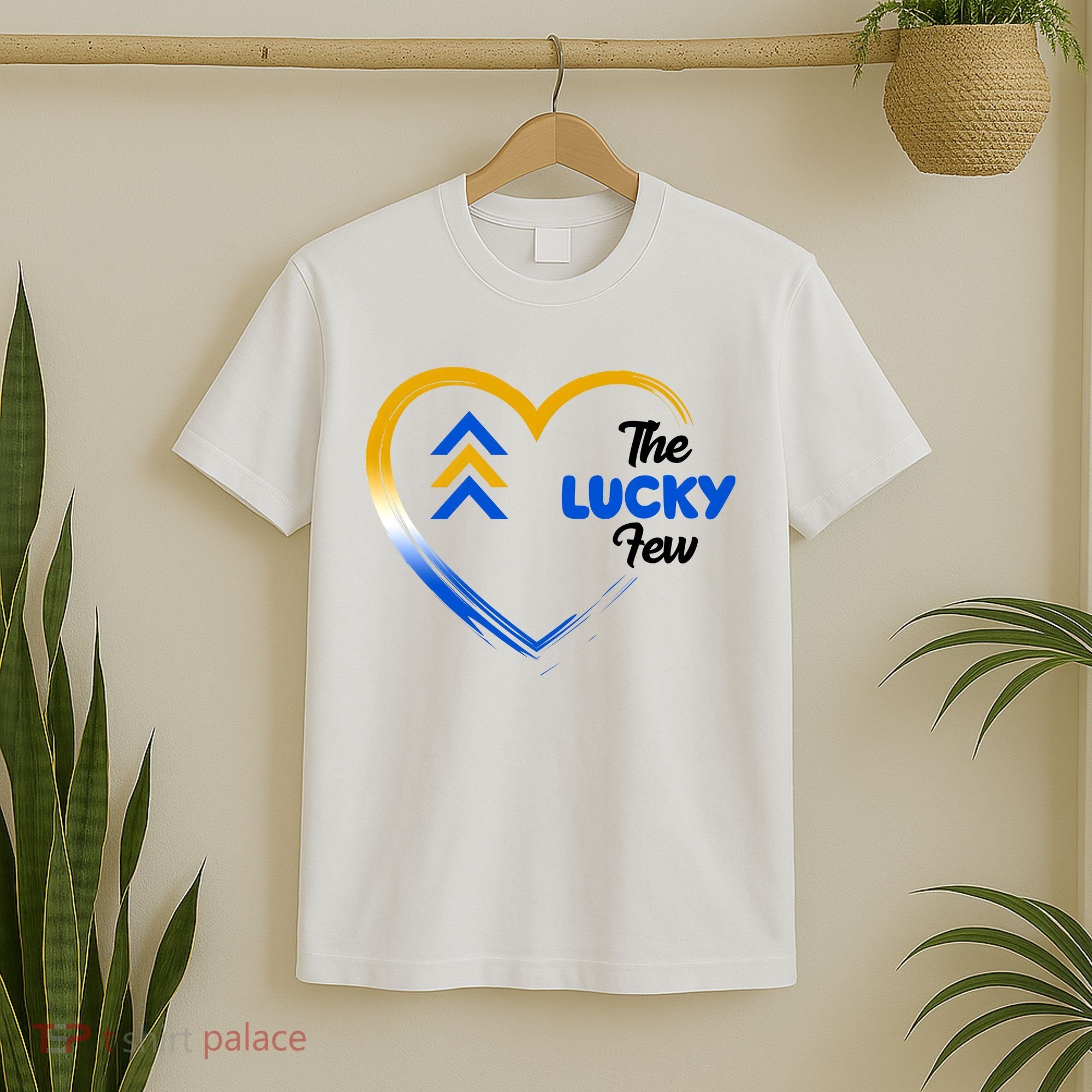 The Lucky Few Down Syndrome Awareness Heart T-Shirt