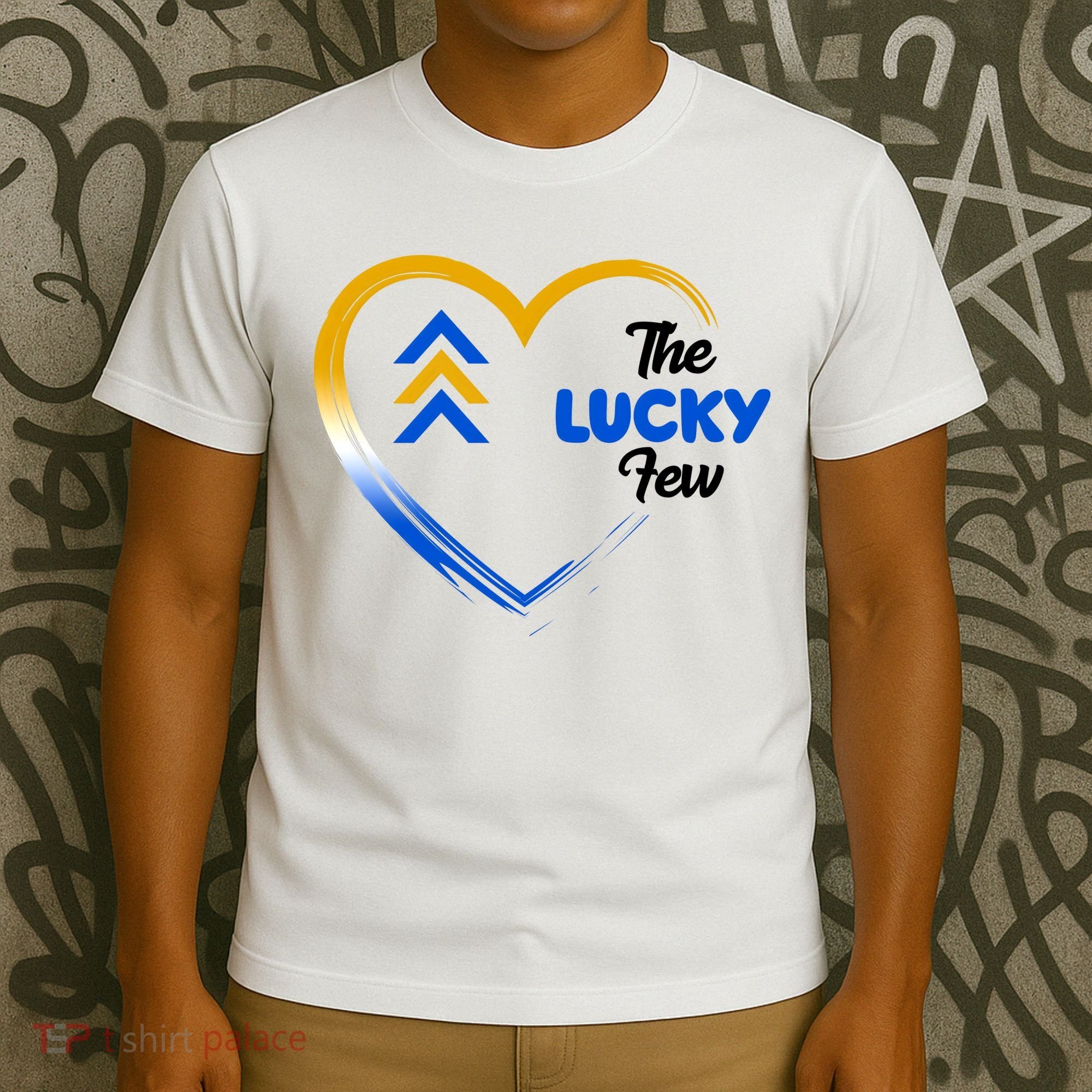The Lucky Few Down Syndrome Awareness Heart T-Shirt