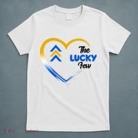 The Lucky Few Down Syndrome Awareness Heart T-Shirt thumb 5