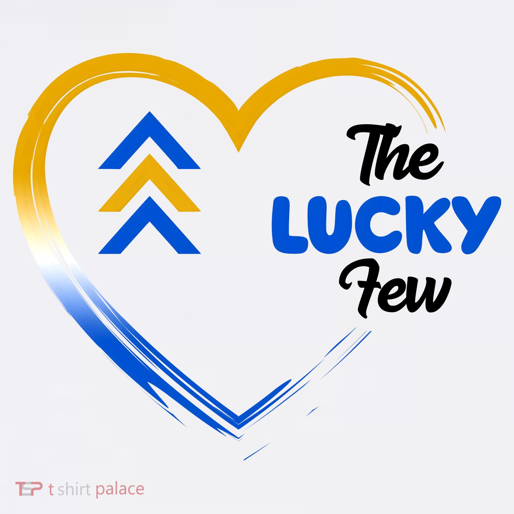 The Lucky Few Down Syndrome Awareness Heart T-Shirt