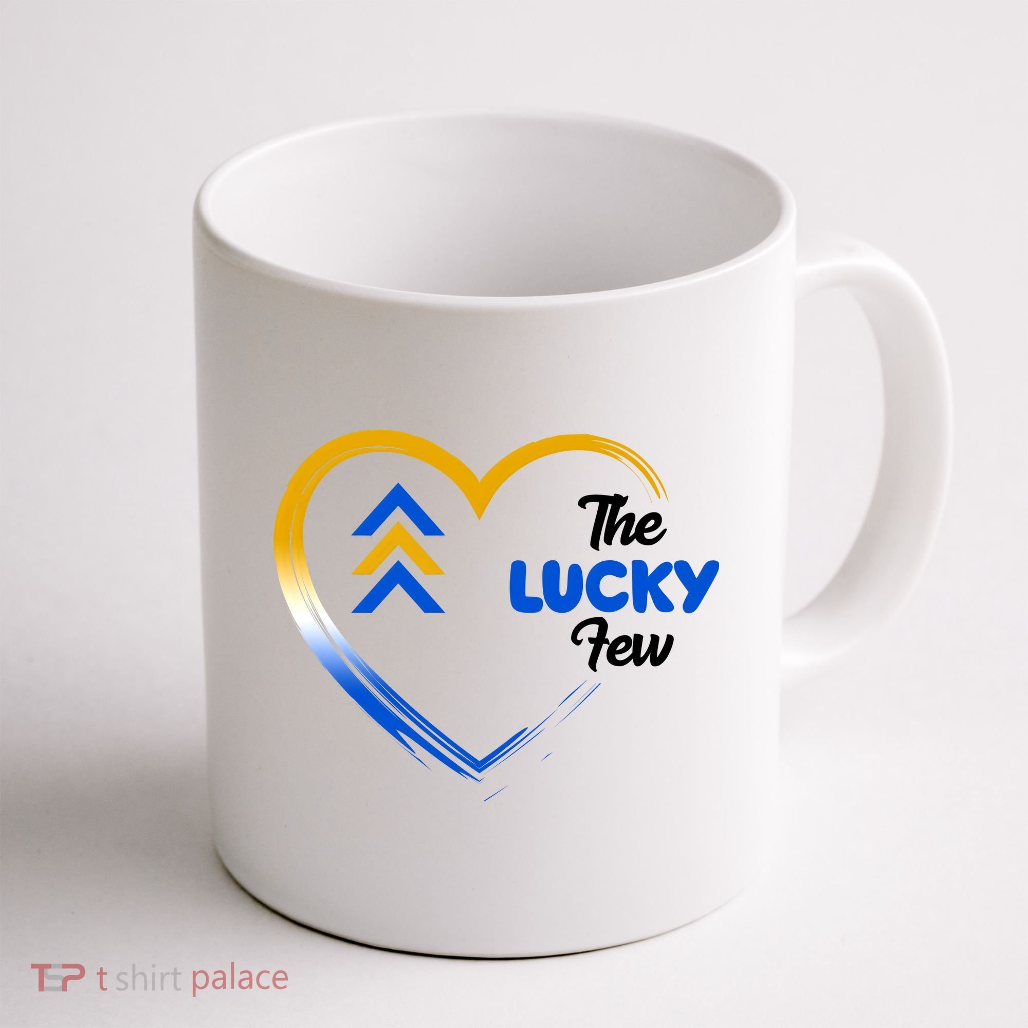 The Lucky Few Down Syndrome Awareness Heart Coffee Mug
