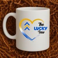 The Lucky Few Down Syndrome Awareness Heart Coffee Mug thumb 2