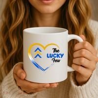 The Lucky Few Down Syndrome Awareness Heart Coffee Mug thumb 3