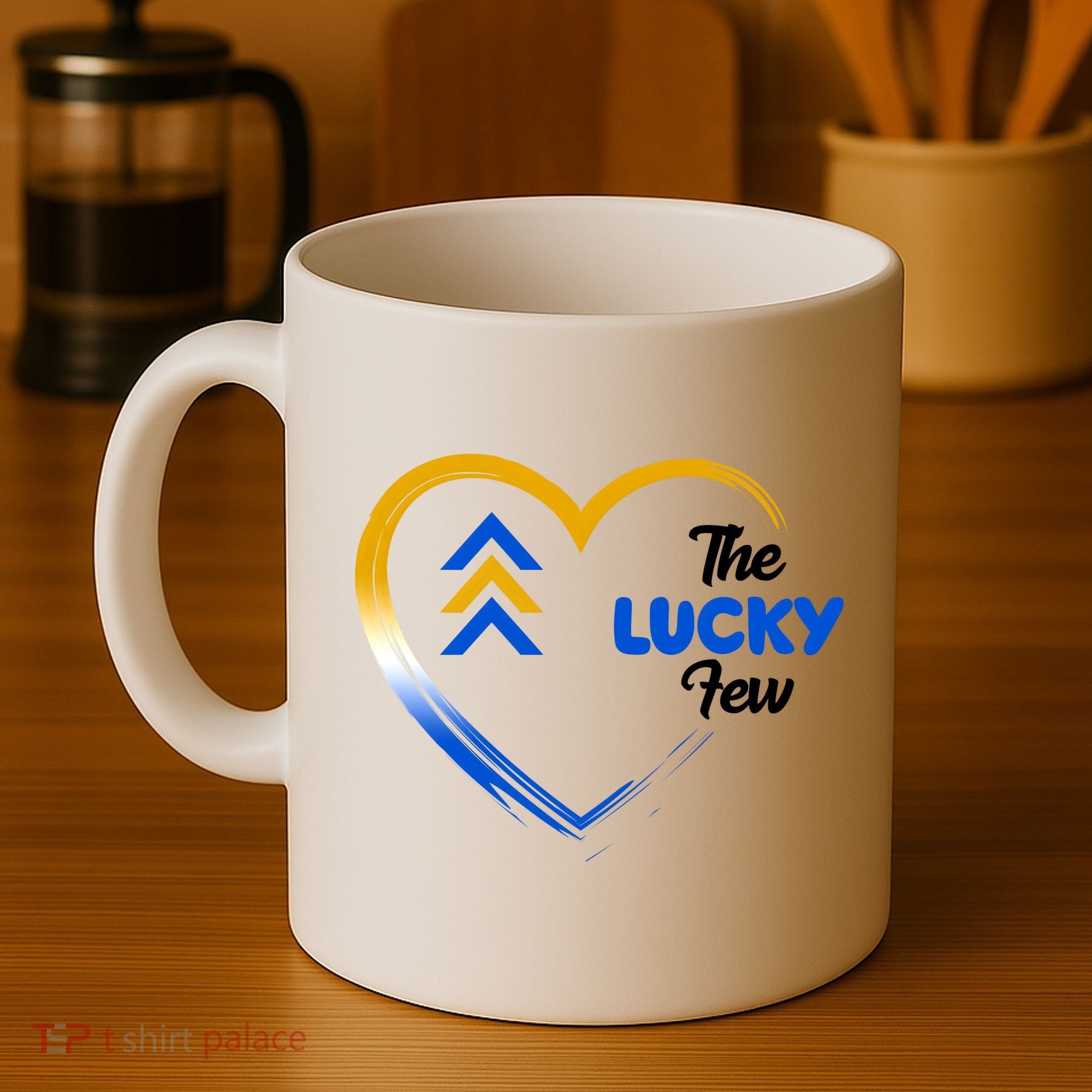 The Lucky Few Down Syndrome Awareness Heart Coffee Mug
