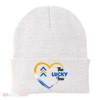 The Lucky Few Down Syndrome Awareness Heart Beanie thumb 0
