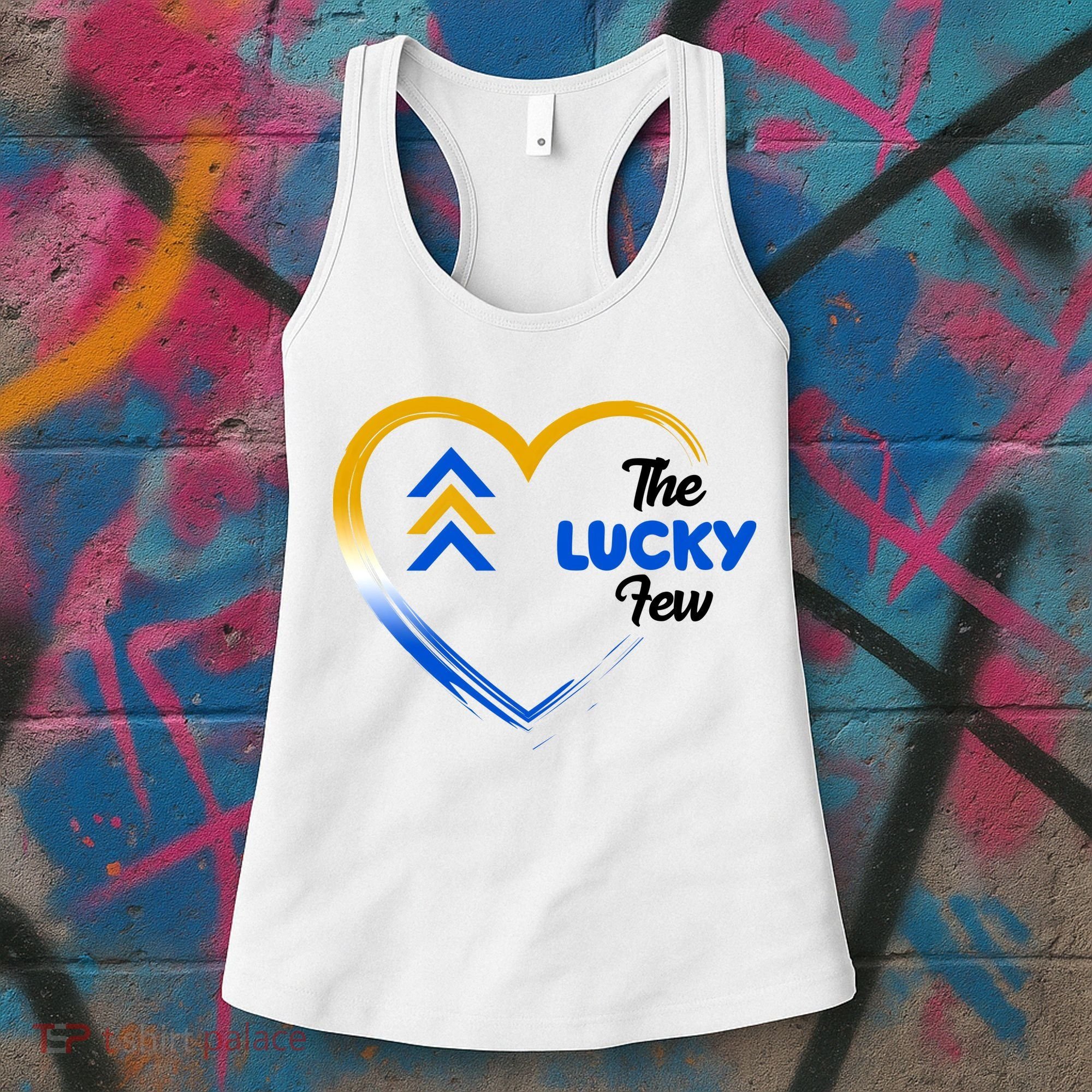 The Lucky Few Down Syndrome Awareness Heart Women's Tank Top