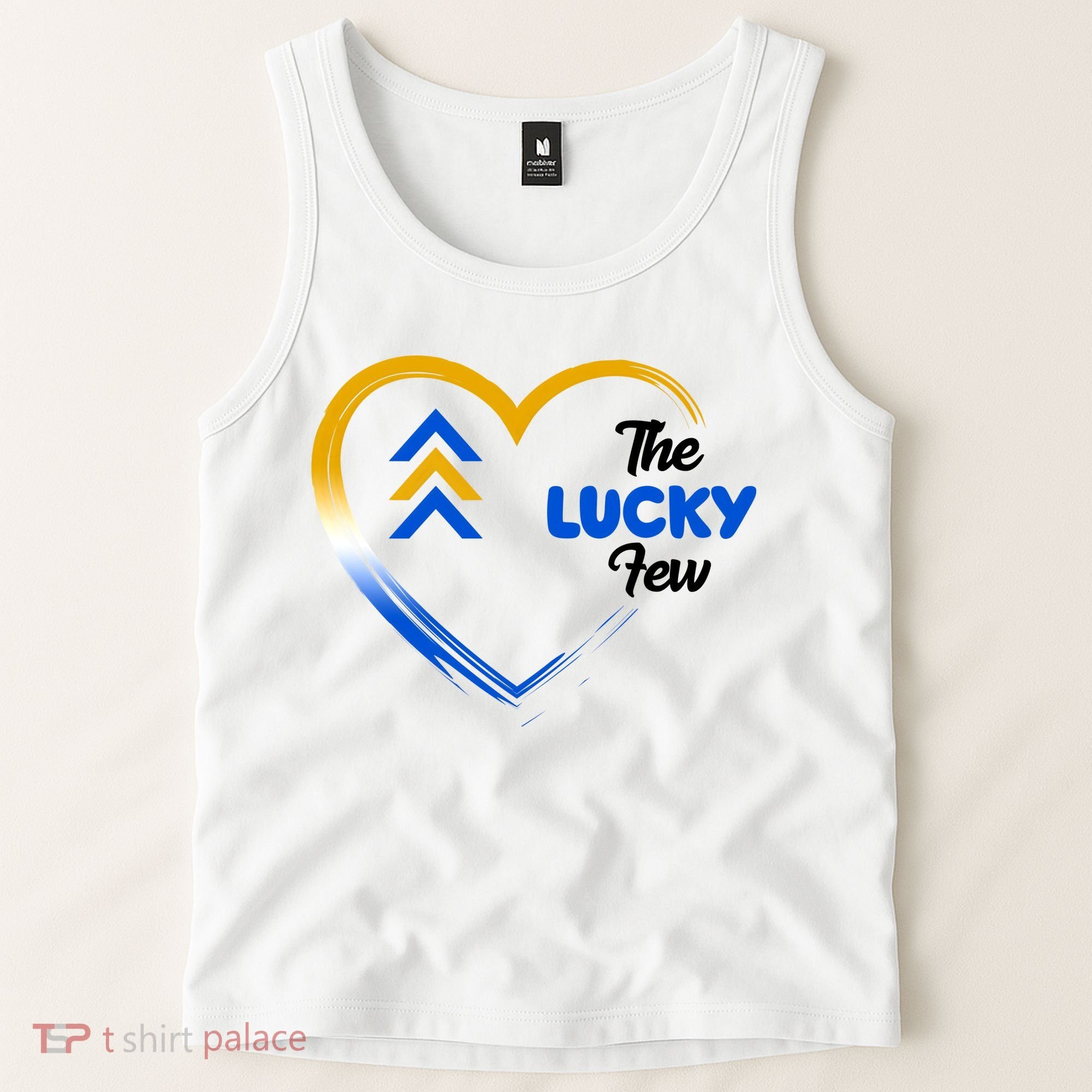 The Lucky Few Down Syndrome Awareness Heart Tank Top