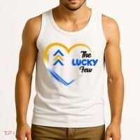 The Lucky Few Down Syndrome Awareness Heart Tank Top thumb 3