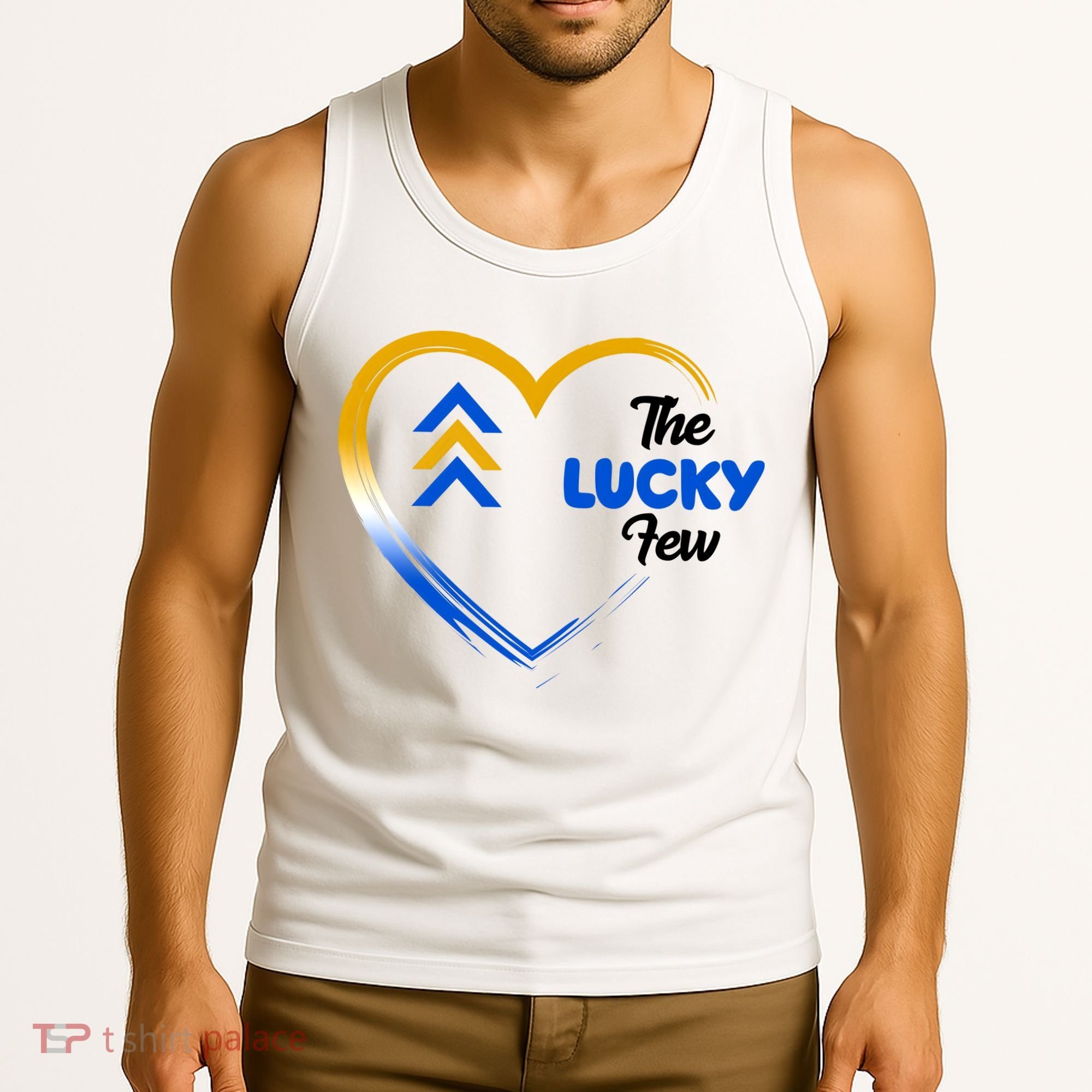 The Lucky Few Down Syndrome Awareness Heart Tank Top