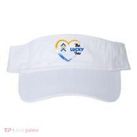 The Lucky Few Down Syndrome Awareness Heart Visor thumb 0