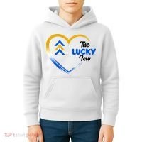 The Lucky Few Down Syndrome Awareness Heart Kids Hoodie thumb 4