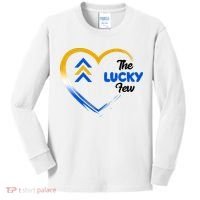 The Lucky Few Down Syndrome Awareness Heart Kids Long Sleeve Shirt thumb 0