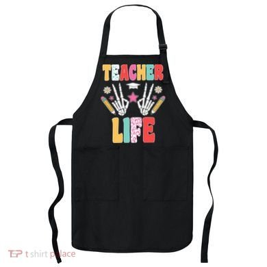Teacher Life Fun School Apron