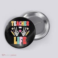 Teacher Life Fun School Button thumb 0