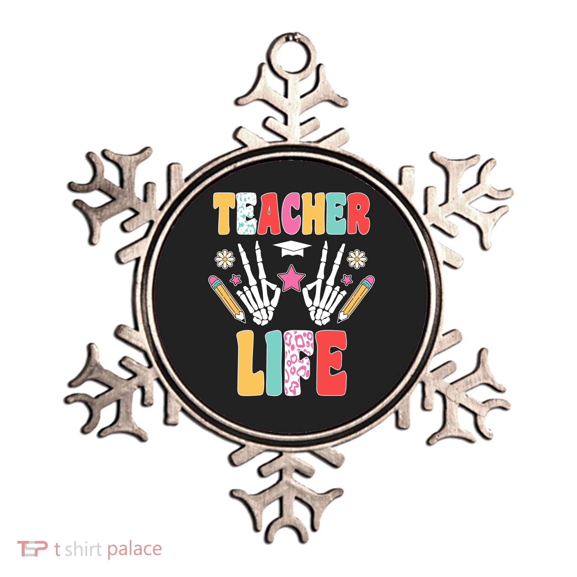 Teacher Life Fun School Ornament
