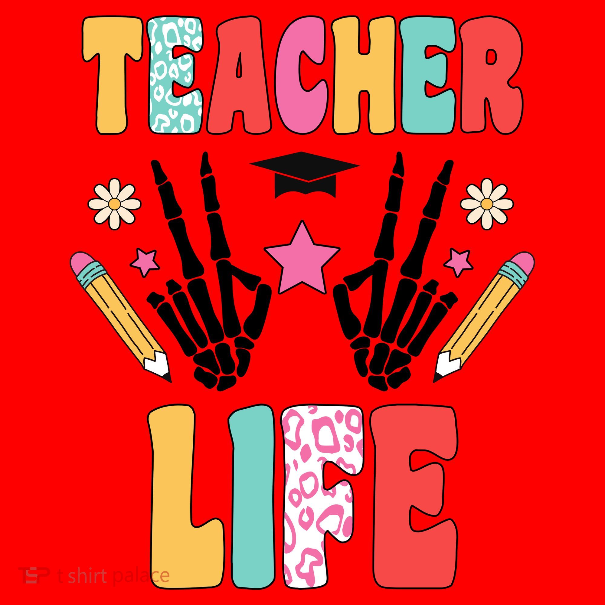 Teacher Life Fun School Santa Hat