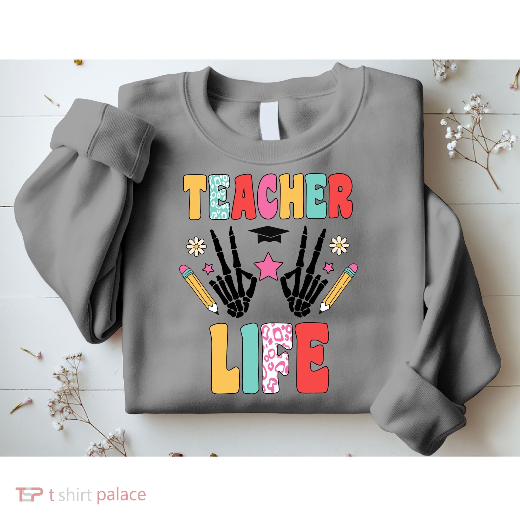Teacher Life Fun School Sweatshirt