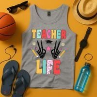 Teacher Life Fun School Tank Top thumb 4