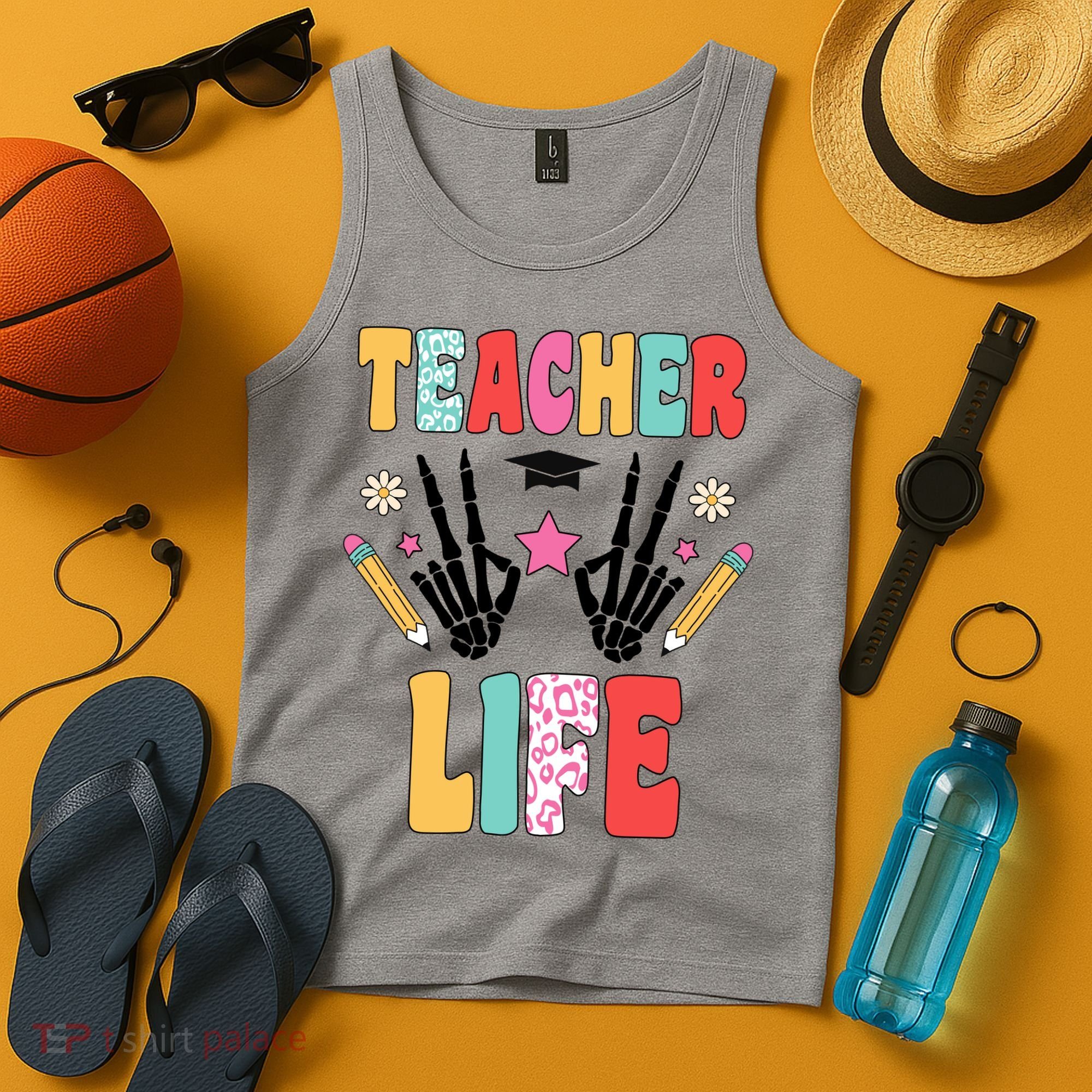 Teacher Life Fun School Tank Top