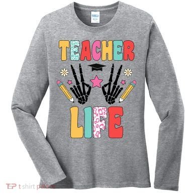 Teacher Life Fun School Women's Long Sleeve Shirt