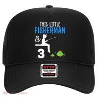 This Little Fisherman Is 3 Rd Cute Birthday Gift Hat thumb 0