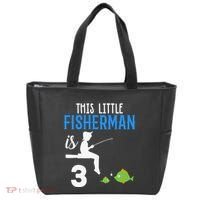 This Little Fisherman Is 3 Rd Cute Birthday Gift Tote Bag thumb 0