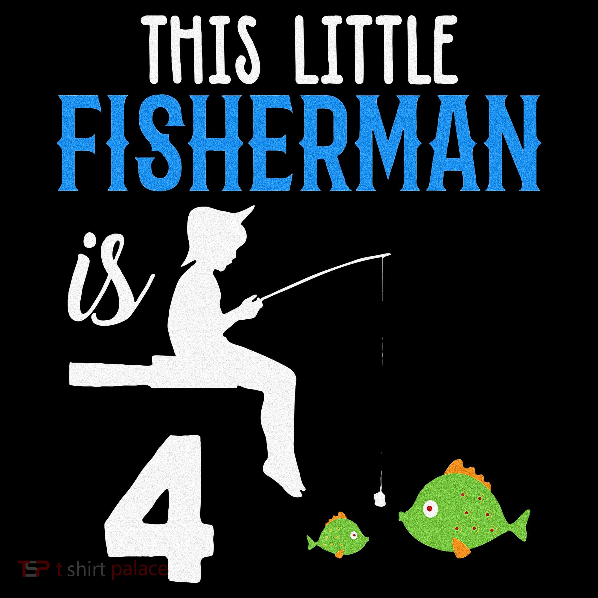 This Little Fisherman Is 4 Th Cute Birthday Gift Coffee Mug