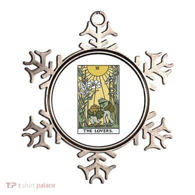 The Lovers Frog Toad Tarot Card Cottagecore Ornament
