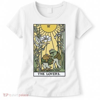 The Lovers Frog Toad Tarot Card Cottagecore Women's T-Shirt