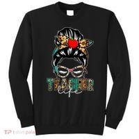 Teacher Life Female Bun Sweatshirt thumb 0