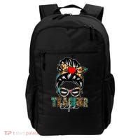 Teacher Life Female Bun Backpack thumb 0