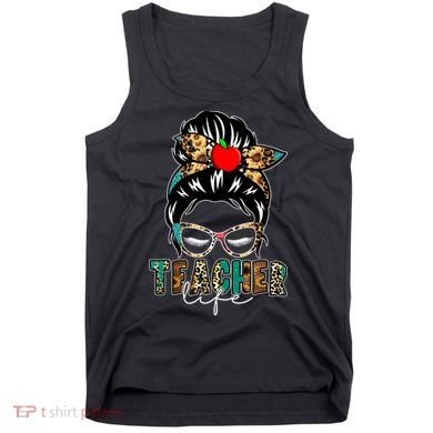 Teacher Life Female Bun Tank Top