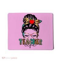 Teacher Life Female Bun Mousepad thumb 0