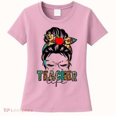 Teacher Life Female Bun Women's T-Shirt