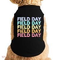 teacher lovers Funny It's Field Day Ya'll Teacher Doggie Tank thumb 0