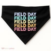 teacher lovers Funny It's Field Day Ya'll Teacher USA-Made Doggie Bandana thumb 0