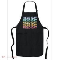 teacher lovers Funny It's Field Day Ya'll Teacher Apron thumb 0